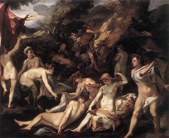 Joseph Heintz Diana and Actaeon Germany oil painting art